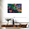 thumbnail image 3 of Elephant Stock Celestial Mandala Wall Art - Horizontal Canvas Wall Art - Living Room Wall Decor - Decor Elements Canvas - Turquoise And Blue Decor - 30" x 20", 3 of 8