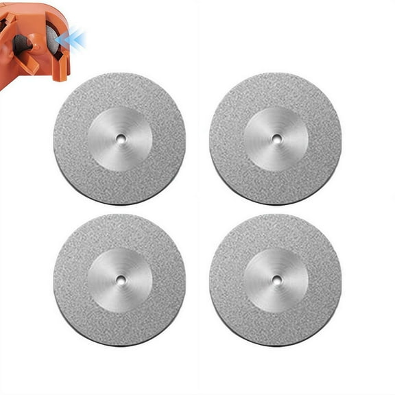 4 PACKS Universal Grinding Wheels Replacement for Drill Bit Sharpener - 120 Grit Sharpening Discs Fit Most Electric Drill Sharpeners