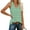 Green #2, variant on Women's Tanks & Camis Summer Striped Print V-Neck Tank Tops Comfy Loose Fit Sleeveless Standard Straps Summer Shirts