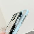 thumbnail image 6 of Magnetic Case for iPhone 15 Compatible with Magsafe, Cute Curly Wave Frame with Clear Fashion Designs,Soft TPU Shockproof Durable Protective Phone Cover for Girls Women-Light Blue, 6 of 13