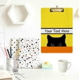 thumbnail image 4 of KXMDXA Cute Cat Clipboard Hardboard Wood Nursing Clip Board and Pull for Standard A4 Letter 13x9 inches, 4 of 7