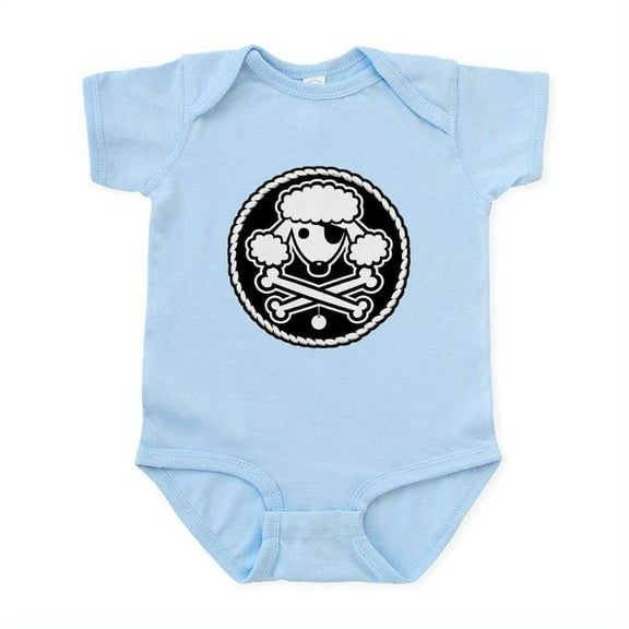 CafePress - Poodlepirate 2Cl Infant Bodysuit - Baby Light Bodysuit, Size Newborn - 24 Months