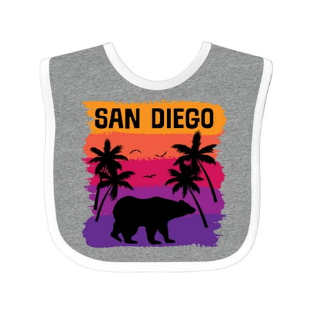 

Inktastic San Diego California Sunset Gift Baby Boy or Baby Girl Bib