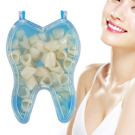 Yosoo 50pcs Dental Temporary Crown Veneers Material Anterior Front Back Molar (Best Crown Material For Molars)