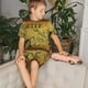 thumbnail image 4 of Balery Coffee Vintage Conjunto de Pijama Infantil de Manga Corta con Estampado – Ropa de Dormir de Algodón Suave-Medium, 4 of 6