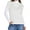 79-White, variant on Womens Long Sleeve Tops Fall Waffle Knit Crew Neck Shirts Casual Loose Fit Side Slit Pullover Ladies Tunic Tops S