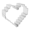 thumbnail image 2 of R&M International Heart, Pixelated 3" Cookie Cutter, 2 of 3