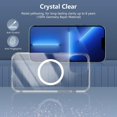 thumbnail image 2 of Magnetic Clear for iPhone 11 Case Compatible with Magsafe[Non-Yellowing] [Military Grade Tested] Hard PC with Soft Edges Cover, Slim Shockproof Case for 11 6.1 Inch,Clear, 2 of 13
