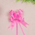 thumbnail image 1 of Caja de dulces para suministros de boda, 200 piezas, caja de regalo, decoración, flor, borde dorado, rosa, lazo de mano, trompeta, 15 mm, 1 of 5