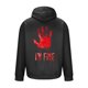thumbnail image 5 of Fiudx Sudadera con Capucha Estampada para Hombre, Elegante Top de Manga Larga con Hombros Caídos, Poliéster, Ropa Informal de Diario, Moda de Invierno y Primavera, para Actividades Al Aire Libre, Tal, 5 of 5