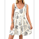 thumbnail image 2 of Vestido Corto Plisado Sin Mangas Informal de Verano para Mujer Albaricoque XL, 2 of 7
