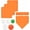 Orange-4, variant on Baseball & Softball 5 Piece Base Set + 5 Piece Plastic Training Balls - Improve Power and Agility - Baseballs Accessories Fun for All Ages