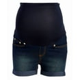 thumbnail image 3 of Times Two Maternity Overbelly Super Soft Five Pockets Shorts, 3 of 3