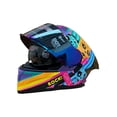 thumbnail image 3 of Casco Para Moto Abatible Kov Stark Ppg Rock Girl Morado, 3 of 5