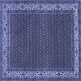 thumbnail image 1 of Ahgly Company Indoor Square Persian Blue Traditional Area Rugs, 6' Square, 1 of 4