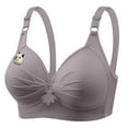 thumbnail image 2 of Ayfxijin Bras for Women No Underwire,Womans Bra Printing Gathered Together Large Size Daily Bra Underwear No Rims, 2 of 8