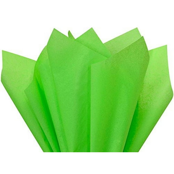 Groovy Green Tissue Paper 15 X 20 - 100 Sheet Pack by Premium Tissue Paper