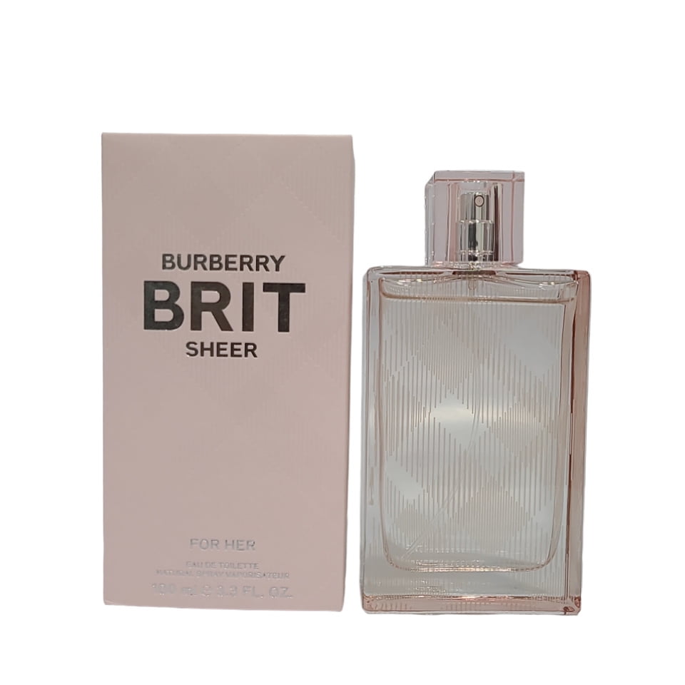 Burberry Brit Sheer Eau De Toilette For Her 100ml Walmart