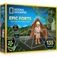 thumbnail image 1 of Kit de construcción de fuerte interior creativo de National Geographic: 135 piezas para niños de 6 a 12 años, juguetes de construcción de tallos para juegos imaginativos, fuerte manta (exclusivo), 1 of 9