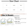 thumbnail image 3 of fheaev Front Closure Bras For Women Post Surgery Brassiere Plus Size Full Coverage No Underwire Comfort Wireless Snap Closing Bra Convenient Everyday Bra Front Button Bras Front Buckle Corset Bra, 3 of 3