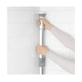 thumbnail image 4 of OXO Good Grips Quick-Extend Aluminum Pole Shower 4-Shelf Bath Caddy, Silver, 4 of 8