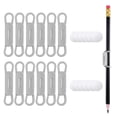 thumbnail image 1 of Uxcell 12Pcs Soporte Magnético para Lápices, Soporte de Lápiz Magnético de Silicona para Refrigerador, Pizarra, Escritorio, Clipboard, Gris, 1 of 6