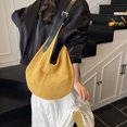 thumbnail image 4 of Bolso de mano para mujer de alta calidad, suave, de punto hueco, de gran capacidad, estilo bandolera, 2025, nuevo, versátil, de color sólido, 4 of 5