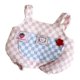 thumbnail image 3 of Mono de peluche para niñas, suave, elegante y adorable. Tirantes para muñecas de peluche. Azul, 3 of 9