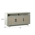 thumbnail image 3 of Twin Star Home TV Stand with Fabric Doors for TVs up to 60", Fairfax Oak, 3 of 8