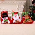 thumbnail image 4 of Gran oferta de calcetines de decoración navideña para regalos de árboles de Navidad, bolsa de calcetines colgantes para decoración de fiesta en casa, 4 of 4