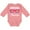 Mauve, variant on Inktastic Siesta Key Florida Beach Trip Girls Long Sleeve Baby Bodysuit