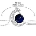 thumbnail image 2 of Jusqu'à 65 % de Rabais sur les Colliers SMihono pour Femmes Mode Amoureux Univers 12 Constellations Collier Lune Pendentif, 2 of 2