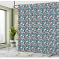 thumbnail image 5 of Ambesonne Vintage Rose Shower Curtain, Flora Bouquet Pattern, 69"Wx75"L, Turquoise Pink, 5 of 5