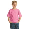 thumbnail image 1 of Gildan Boy's 100 Percent Cotton Short Sleeve Taped Neck T-Shirt 5000B, 1 of 7