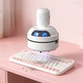 thumbnail image 1 of Yrmaups Cartoon Desktop Vacuum Cleaner for Study, USB Rechargeable Eraser Dust Remover, Portable Keyboard Cleaning Tool for Office, Desk, Study, Home, 1 of 6