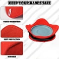 thumbnail image 3 of Outoloxit Microwave Bowl Cover Set - Heat-Resistant Reusable Bowl Holder for Safe Microwave Heating, 7-Inch, Machine Washable, Perfect for Hot Dishes and Gift, 3 of 6