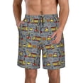 thumbnail image 1 of Balery Modern Excavator Traje de Baño Estilo Hawaiano para Hombre, Shorts de Secado Rápido con Bolsillos-Large, 1 of 6