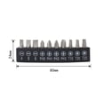 thumbnail image 3 of VONKY 15pcs Impact Grade Driver Socket Adapter Extension Set with 105 Degree Right Angle Screwdriver Soft Shaft Screwdriver Bits Set, 3 of 6