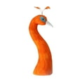 thumbnail image 4 of Cabeza de maniquí de pavo real, arreglo floral, escultura decorativa, modelo de cabeza de pavo real para Naranja, 4 of 9
