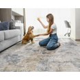 thumbnail image 3 of x Area Rug Living Room Rugs - Washable Neutral Modern Abstract Soft Thin Large Rug Indoor Floor No Slip Rug Carpet for Bedroom Under Dining Table Home Office Decor -, 3 of 9