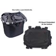 thumbnail image 2 of Bolsa de cesta de 2 piezas Bolsa de almacenamiento frontal de bicicleta Portador de mascotas 7.5KG de carga Macarena Cesta de bicicleta de ciclismo, 2 of 8