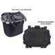 thumbnail image 3 of Cesta Plegable para Bicicletas, Bolsa Delantera Desmontable Multiusos para Bicicleta para Mascotas, Compras, Viajes, Trabajo, Camping Y Actividades Al - Negro Sunnimix Cesta de bicicleta, 3 of 8