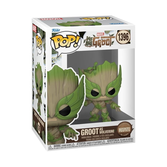 Figura de vinilo Funko POP! Marvel We are Groot Wolverine 9.5 cm