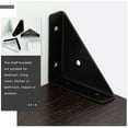 thumbnail image 5 of NICERIO Triangle Shelf Brackets Black Corner Braces for Furniture Components 8Pcs, 5 of 6