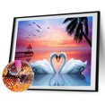 thumbnail image 3 of Cuadros Decorativos Cuadro de mosaico de taladro redondo completo de cisne animal DIY con pintura de diamante 5D (E1160) Ehuebsd Nuevos Originales, 3 of 9