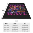 thumbnail image 3 of Rod Wave Fleece Blanket Super Soft Cozy Throw Blanket Fuzzy Comfy Flannel Blanket Warm Plush Blankets And Throws For Couch, Sofa, Bed 50"X40", 3 of 7