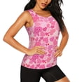 thumbnail image 2 of Fotbe Love Blusas Sin Mangas para Mujer – Estilo Casual, Corte Suelto, Slim-Fit, Cuello Redondo Deportivo, Tops de Verano para Gimnasio y Yoga-XX-Large, 2 of 7
