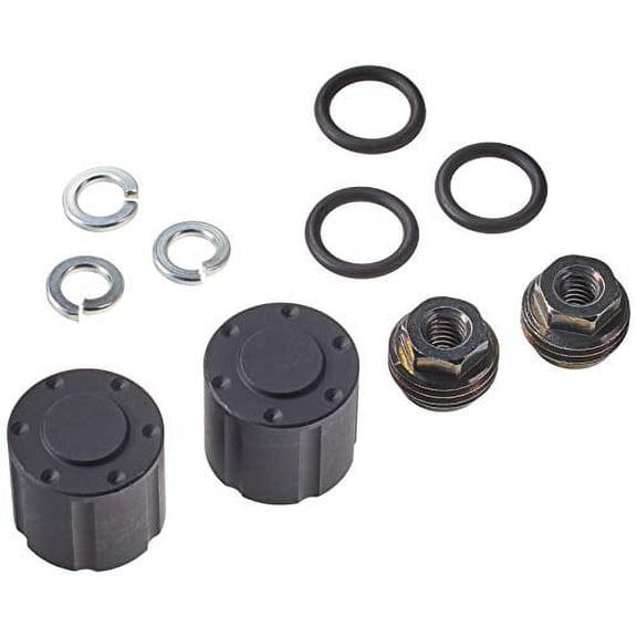 Tamiya Big Truck Option & Spare Parts No.57 TROP.57 Hub Nuts for Double Tires 2 Black RC Parts 56557// Vehicle