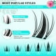 thumbnail image 3 of Lash Clusters Kit AMZGIRL Manga Lash Extension 168 piezas, 3 of 6