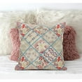 thumbnail image 4 of Fall Patch Snowflowers Throw Fabric Pillow in Dark Gray Blue 18x18, 4 of 7